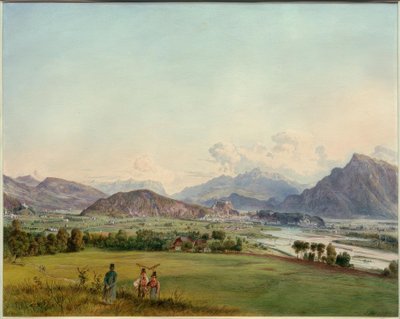 View of Salzburg by Rudolf von Alt